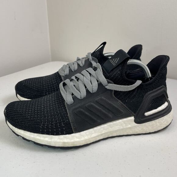 adidas Shoes - Adidas Women’s Size 7.5 Shoes UltraBoost 19 Core Black Knit Sneaker Running